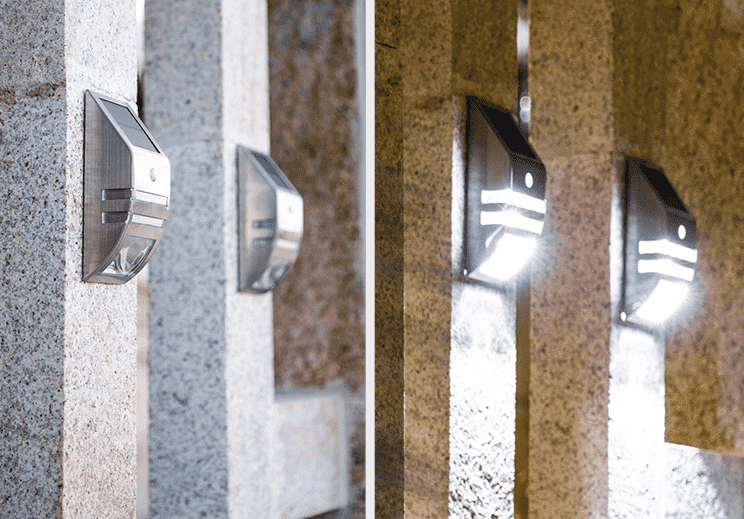 đèn gắn tường năng lượng mặt trời