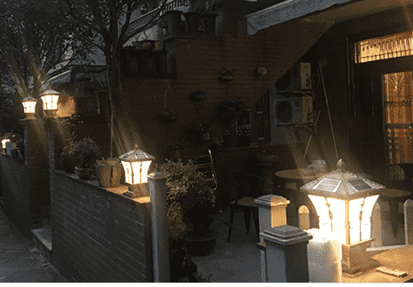 đèn trụ năng lượng mặt trời