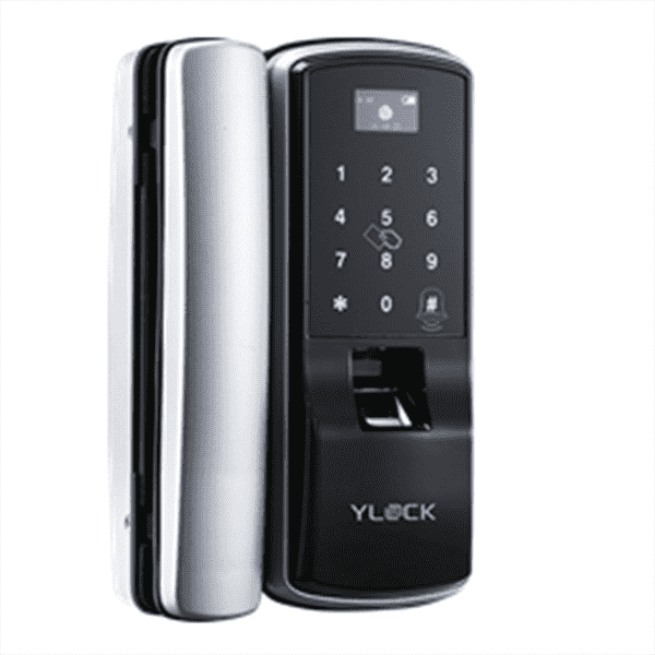 ​Khóa cửa điện tử cửa kính YLOCK YL-8832-RM (Vân tay, Thẻ từ, Mật mã, Remote)