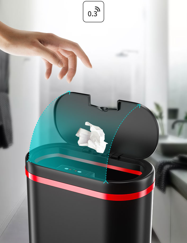 Thùng rác cảm biến hoạt động như thế nào?