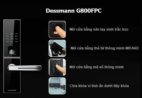 Khóa điện tử Dessmann G800FPC