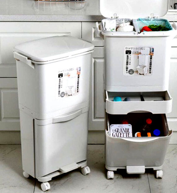 Thùng rác 3 tầng thông minh vệ sinh đến mức nào?